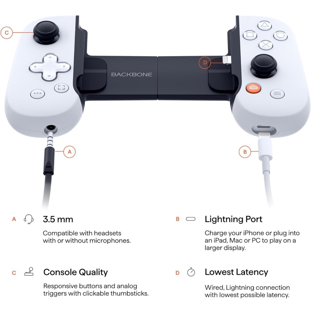 Backbone One - PlayStation Edition for iPhone - Lightning - Picture 2 of 5